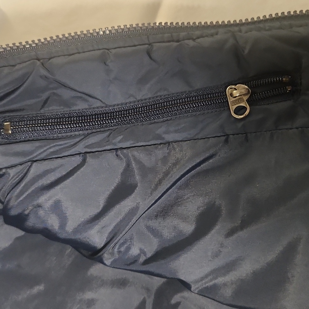 Y2K 90s Abercrombie and Fitch Small Blue Puffer‎ Vest - Picture 9 of 10